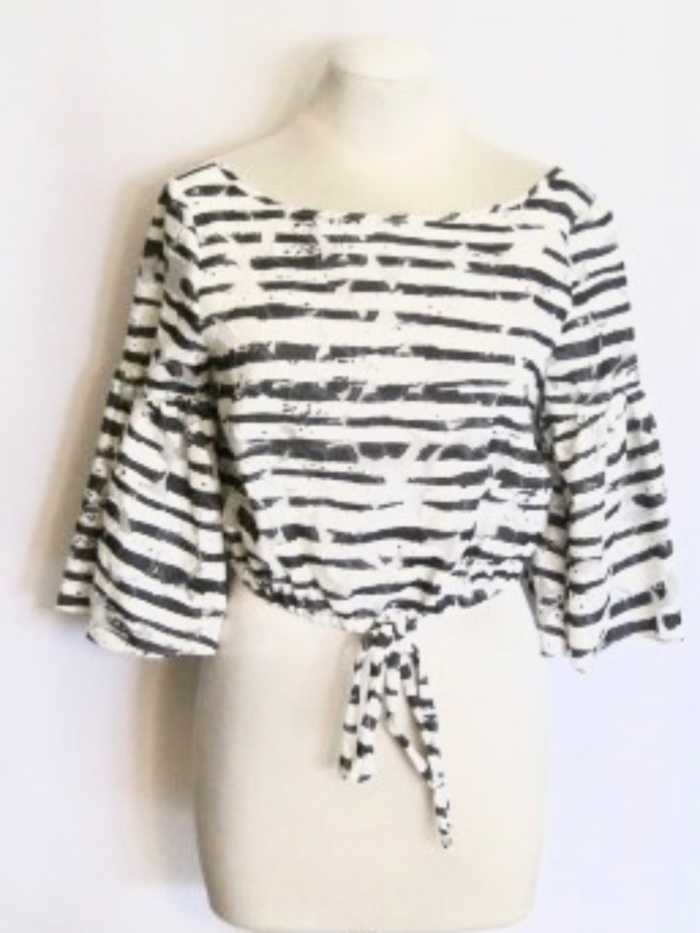 Milly Burnout Cropped Top